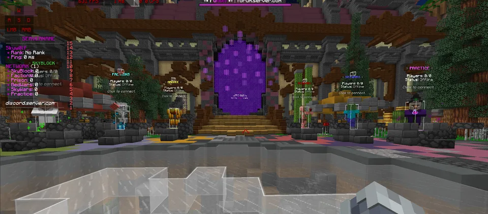 Server lobby