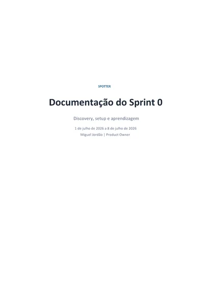 Sprint 0